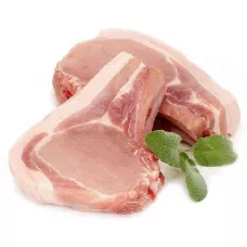 Корейка свиная на ребрышке, на сале, в шкуре охлаждённая